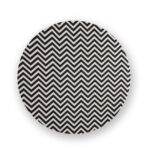 Capa para Sousplat Chevron Azul e Branco