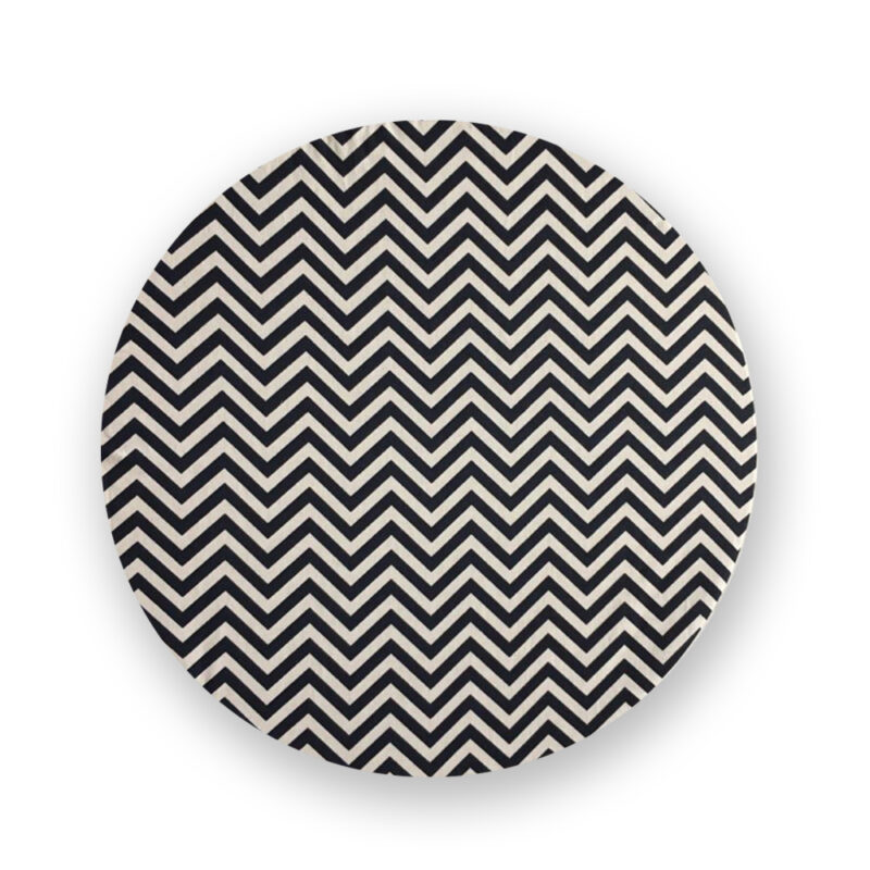 Capa para Sousplat Chevron Azul e Branco